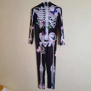 One Piece Skeleton (Bones/Butterflies & Flowers)  Jumpsuit/Costume